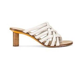 Rag & Bone Infinity Heeled Mule in Antique White